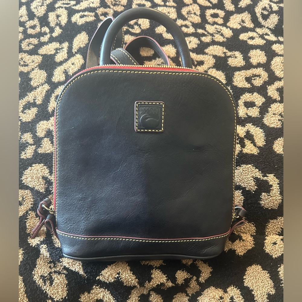 Dooney & Bourke Small Navy Florentine Backpack